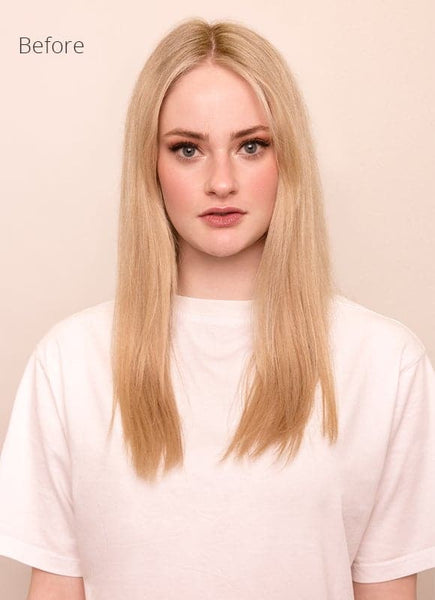 20 inch Remy Tape Hair Extensions #60 Light Blonde