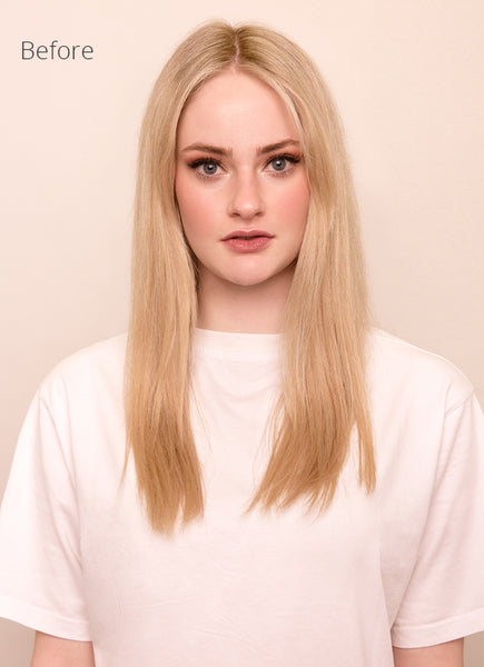 22 inch Halo Hair Extensions in #60 Light Blonde