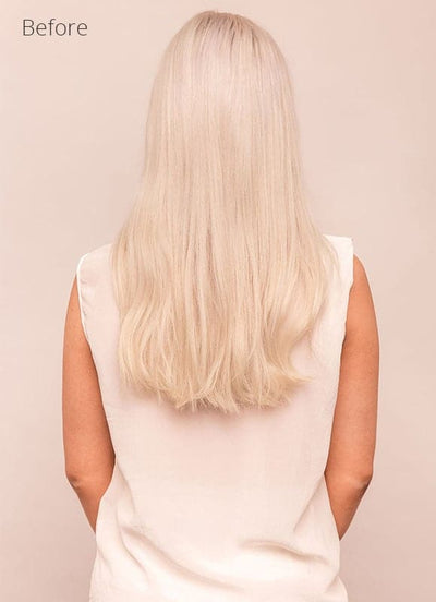 30 inch Ultimate Volume Clip in Hair Extensions #60W Platinum Blonde