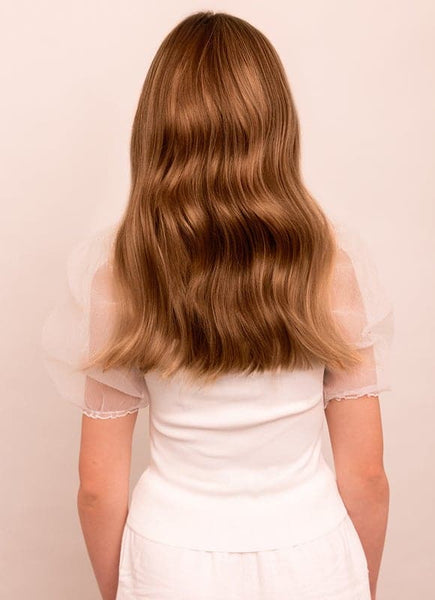 16 inch Ultimate Volume Clip in Hair Extensions #8 Chestnut Brown