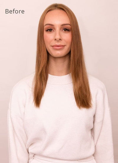 16 inch Ultimate Volume Clip in Hair Extensions #6 Light Chestnut Brown