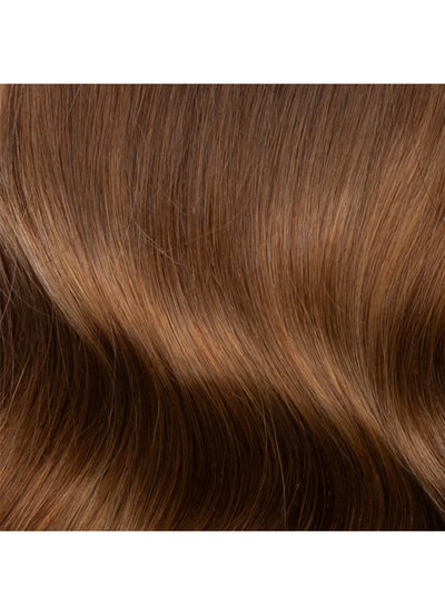 16 inch Ultimate Volume Clip in Hair Extensions Dark to Medium Brown Ombre