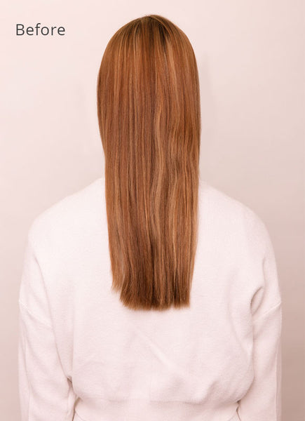 Clip in One Piece/ Volumizer in #6 Light Chestnut Brown