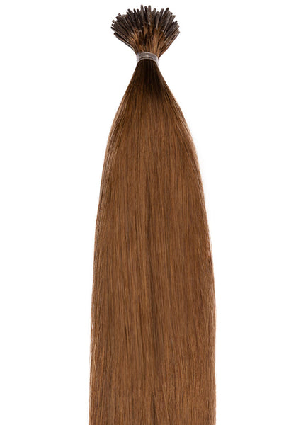 20 Inch Micro Bead Stick/ I-Tip Hair Extensions #4 Medium Brown