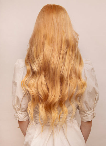 24 Inch Ultimate Volume Clip in Hair Extensions #27 Strawberry Blonde