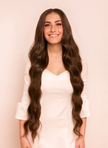 30 inch clip in hair extensions #2 dark brown 1